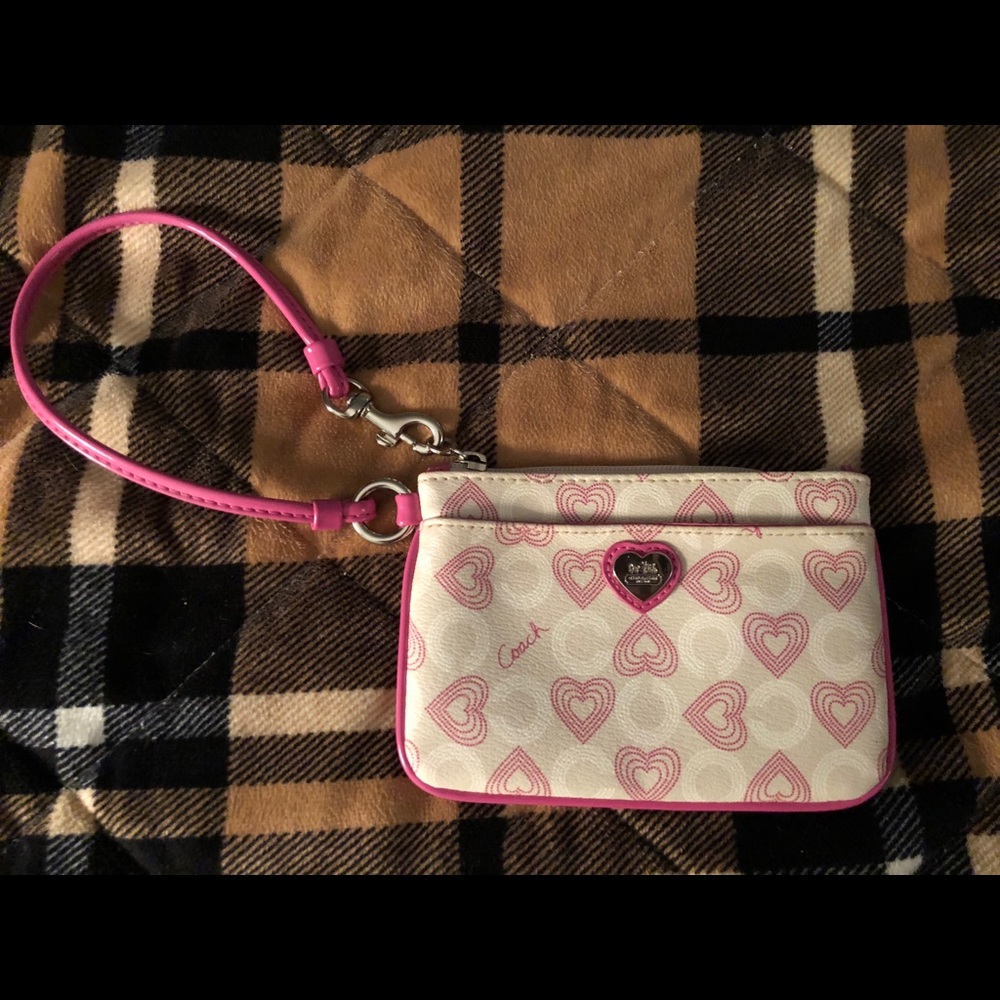 Heart Print Coach Wristlet - Perfect 4 Valentines!